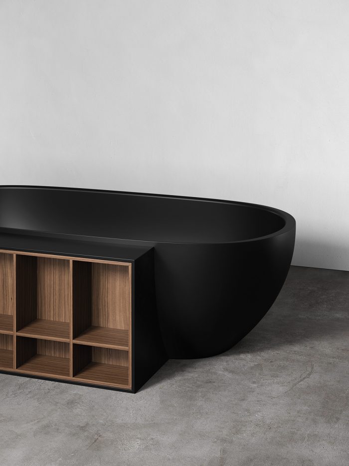Vasca Hole con libreria REXA Design