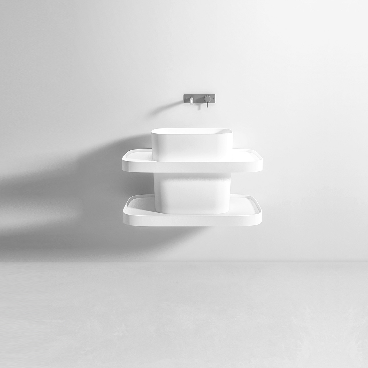 Lavabo sospeso Fonte Totem REXA Design