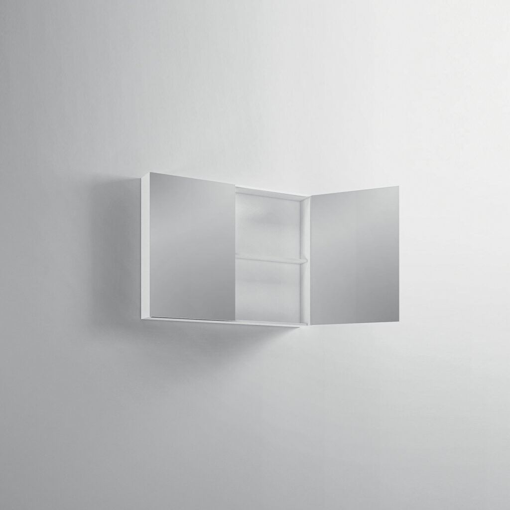 Rettangolare specchiera contenitiva REXA Designer