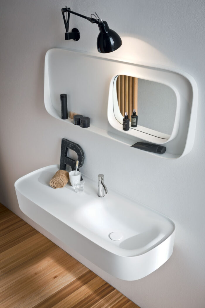 Specchiera Fonte con mensola REXA Design