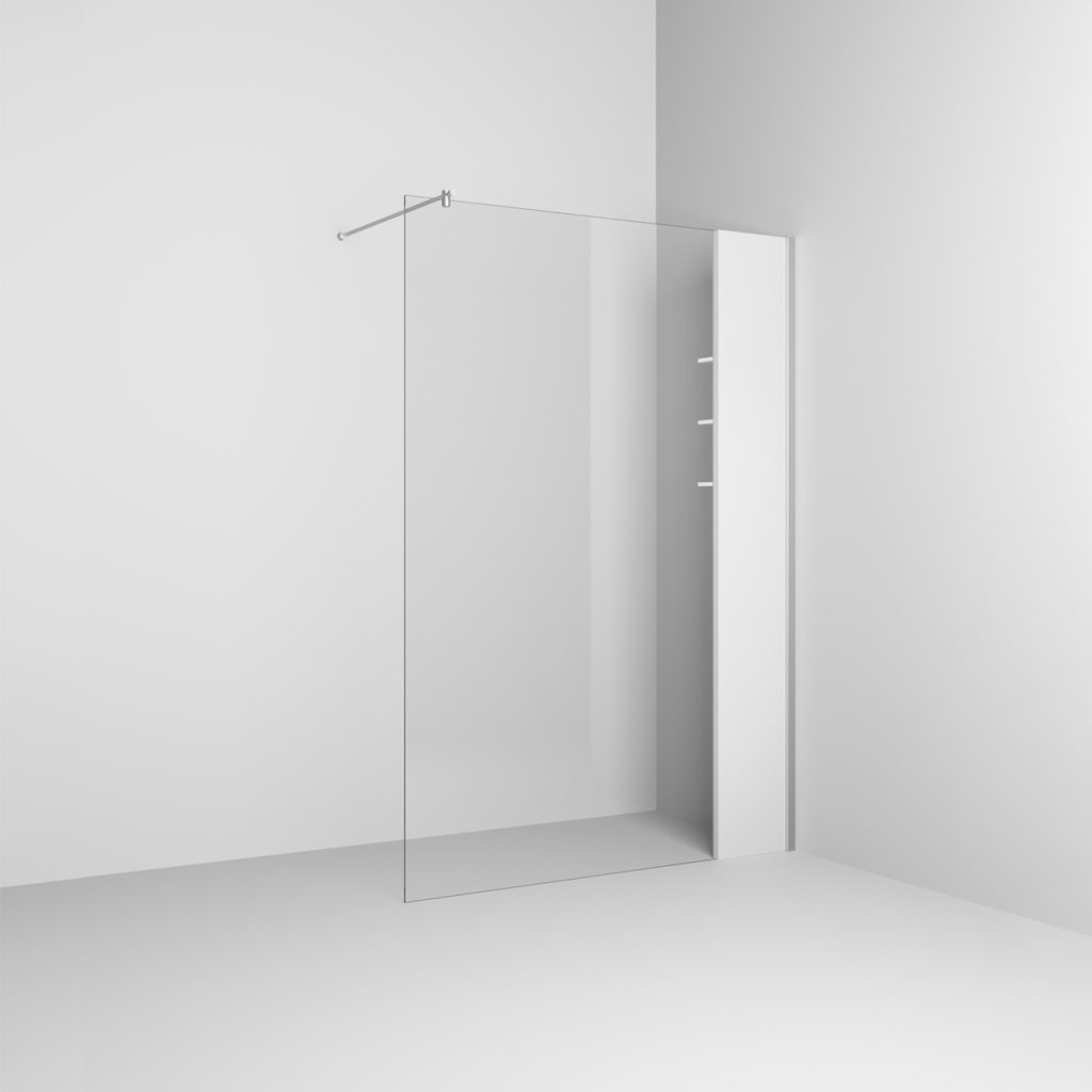 Chiusura ad angolo con parete attrezzata in Corian®