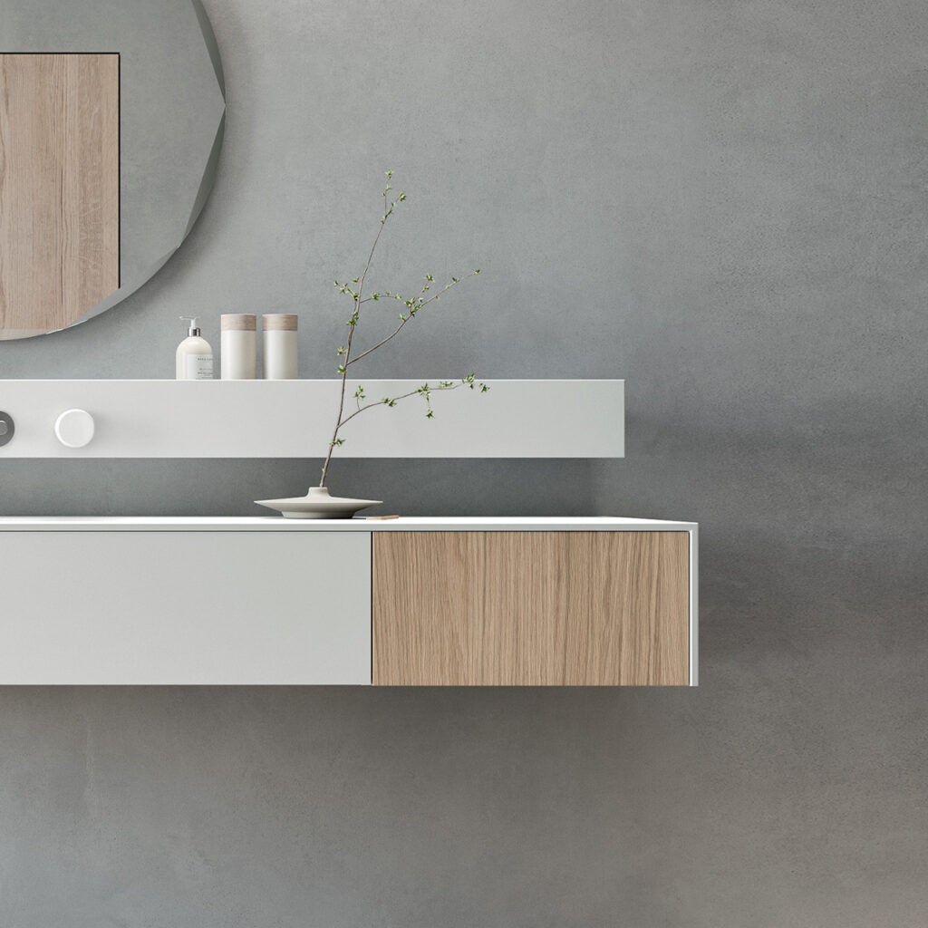 Top con cassetti in Corian® REXA Design